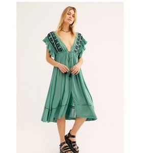 Free People Will Wait For You Midi Dress. L